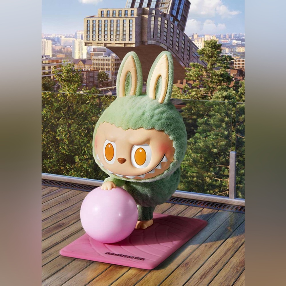 Labubu LAZY YOGA ZONE OUT The MONSTERS Authentic POP MART unopened bag